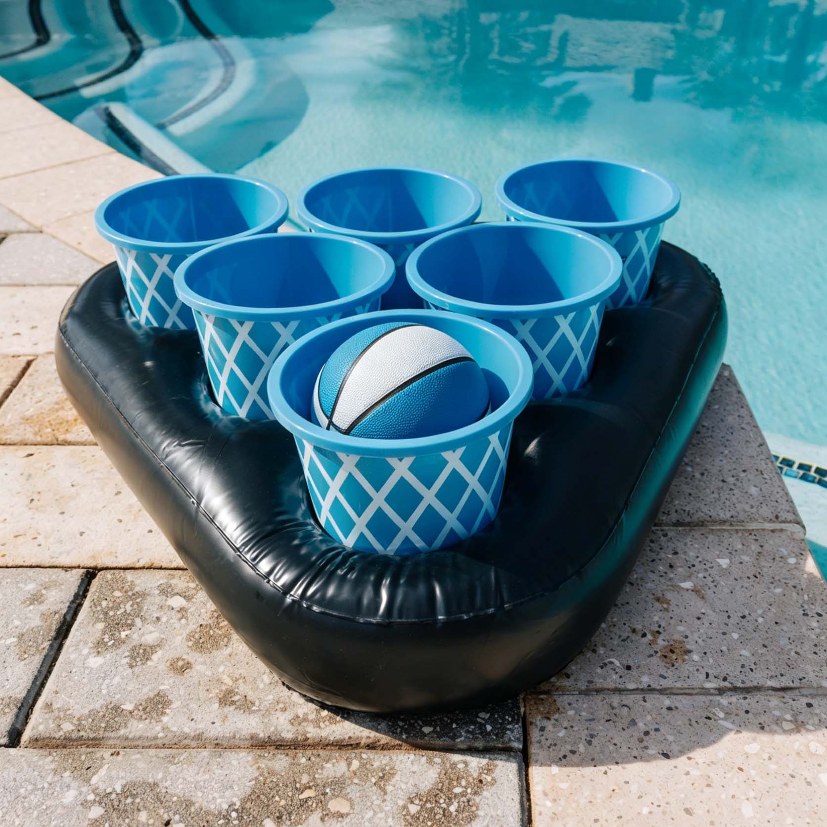 Floating Basketball Party Game | Pool & Beach Water Challenge
