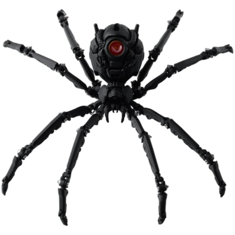 Mechanical Spider Figurine, Poseable Steampunk Gothic Robot Statue