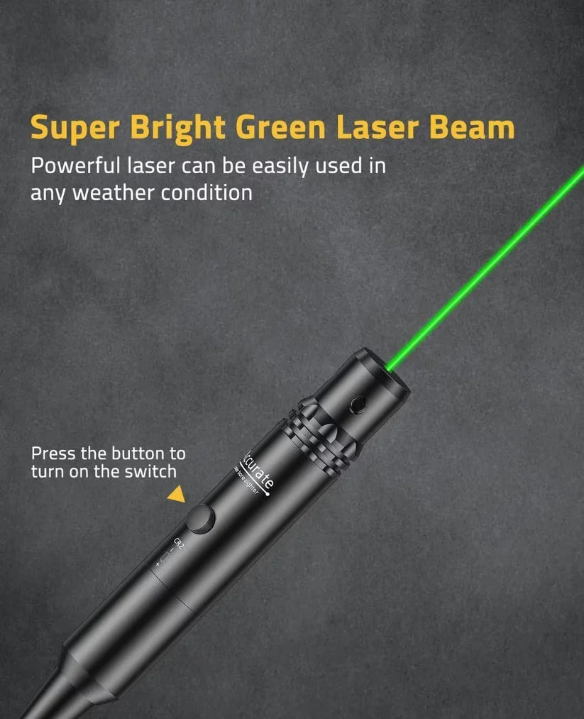 Professional Laser Boresighter Kit – 32 Adapters for .17 to 12 Gauge
