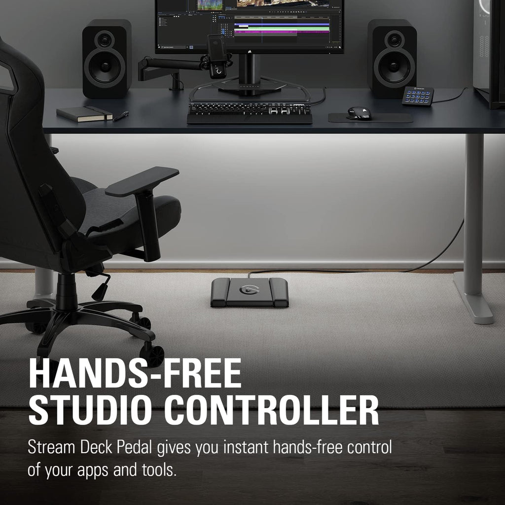 Hands-Free Studio Controller with 3 Footswitches