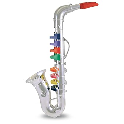 Kids Colorful 8-Key Saxophone Toy – Easy Play Musical Instrument for Beginners
