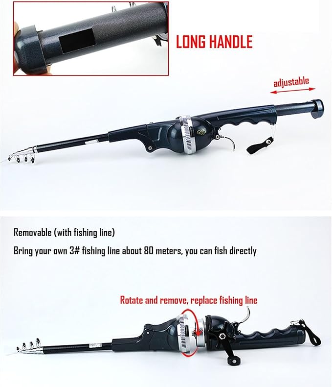 Portable Foldable Telescopic Fishing Rod & Reel Combo – Fish Anywhere, Catch Everything
