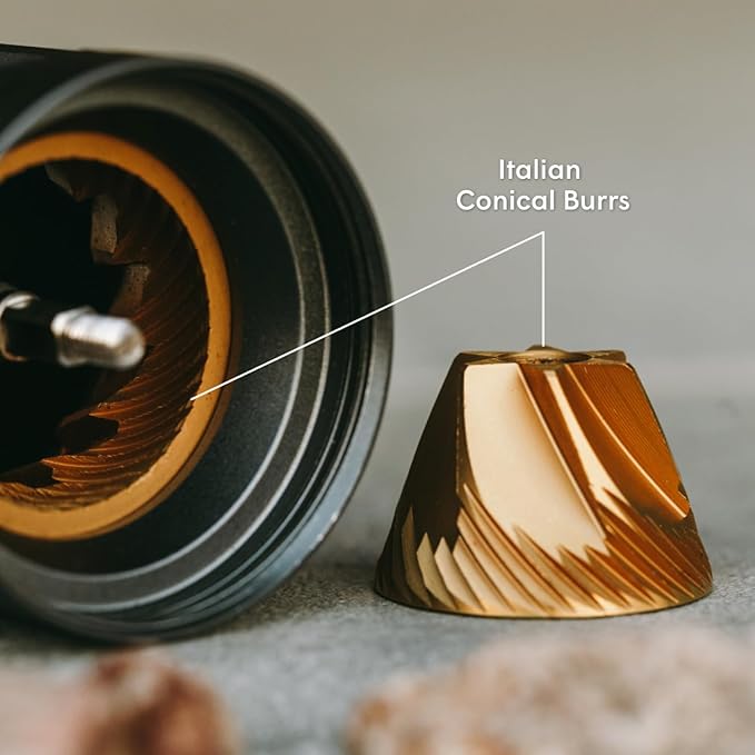 Portable Manual Coffee Grinder with 60 Precision Grind Settings