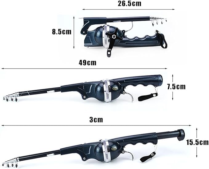 Portable Foldable Telescopic Fishing Rod & Reel Combo – Fish Anywhere, Catch Everything