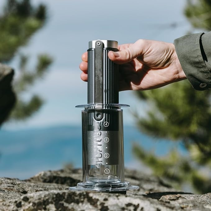 Portable Manual Coffee Grinder with 60 Precision Grind Settings