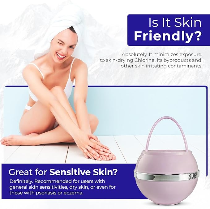 Premium Bath Ball Water Purifier - Three-Stage Filtration