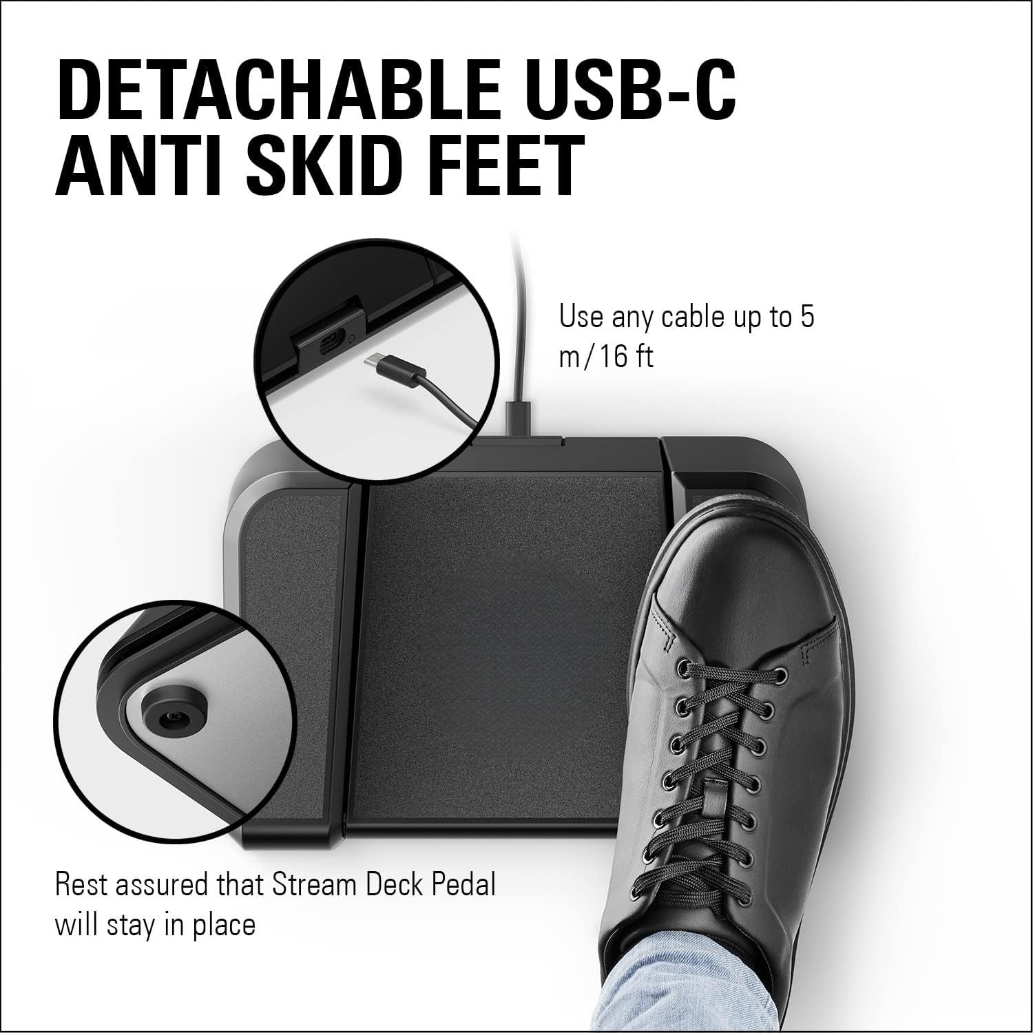 Hands-Free Studio Controller with 3 Footswitches