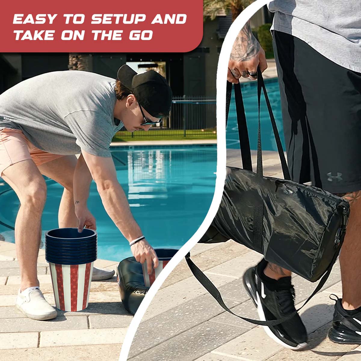 Floating Basketball Party Game | Pool & Beach Water Challenge